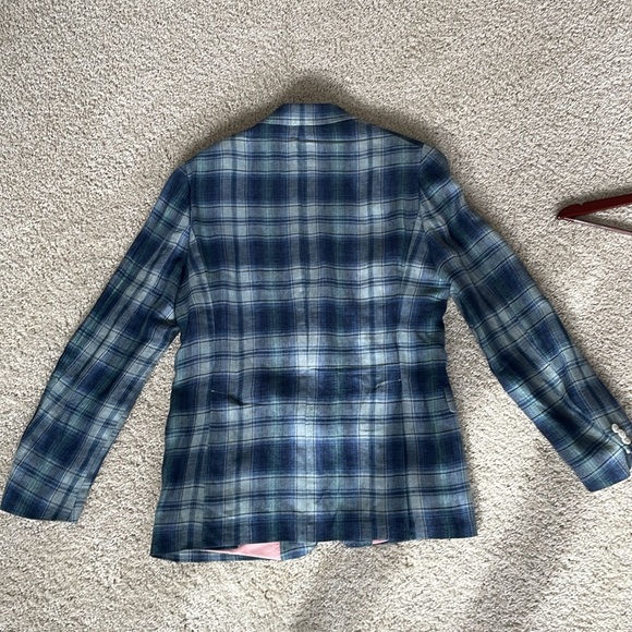 Gant Linen Plaid Blazer - Picture 8 of 15